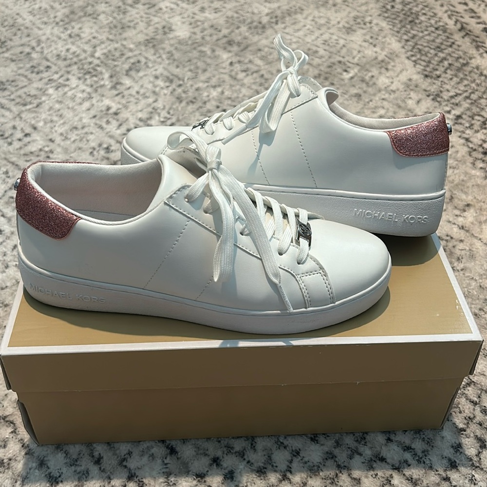 Lightly used Michael Kors lace up sneakers